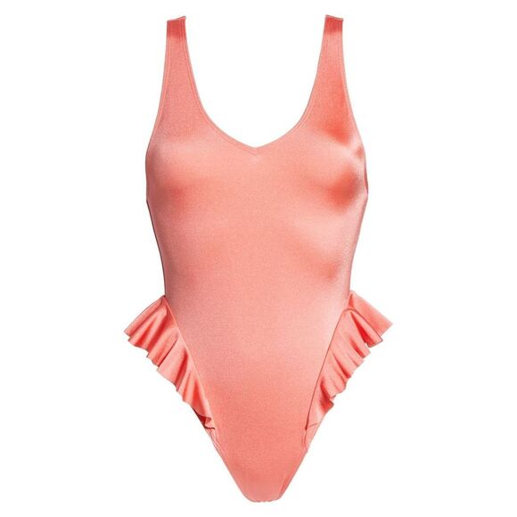 Something Navy Frill One-Piece Swimsuit - Picture 4 of 4